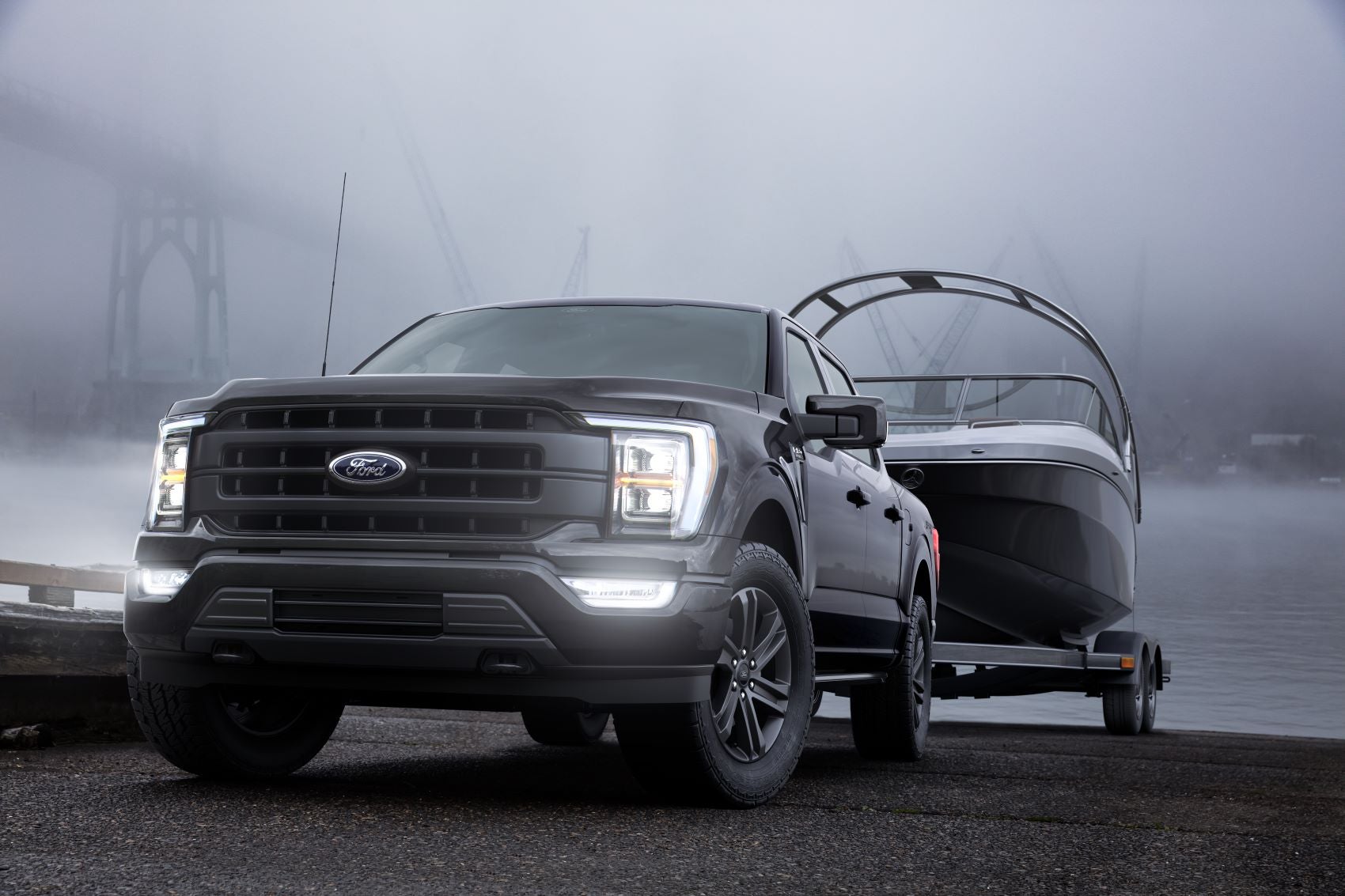 Ford F-150 vs Nissan Titan Towing Boat