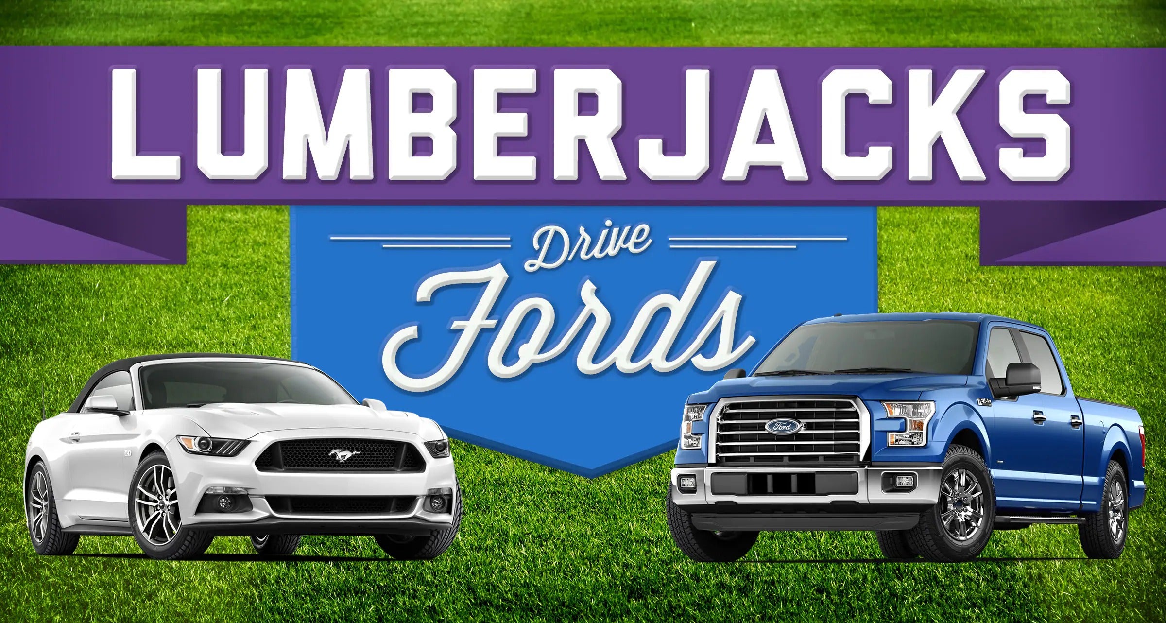 Lumberjacks Drive Fords